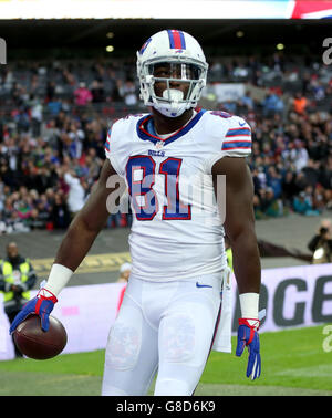 Gridiron - NFL International Series 2015 - Buffalo Bills / Jacksonville Jaguars - Wembley Stadium. Marcus de Buffalo Bills Banque D'Images