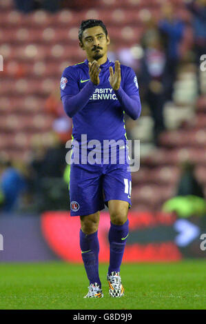 Soccer - Sky Bet Championship - Middlesbrough / Charlton Athletic - Riverside Stadium.Karlan Ahearne-Grant, de Charlton Athletic Banque D'Images