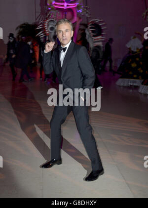 Christoph Waltz assistant au spectre après la fête tenue au British Museum à Londres Banque D'Images