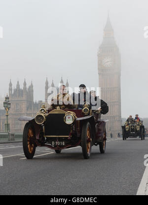 Bonhams Londres à Brighton Veteran Car Run Banque D'Images