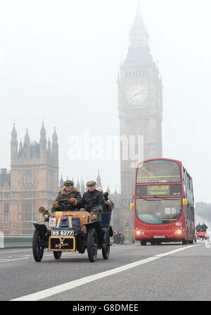 Bonhams Londres à Brighton Veteran Car Run Banque D'Images