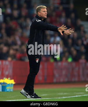 Football - Barclays Premier League - Southampton / AFC Bournemouth - St Mary's. Eddie Howe, responsable de l'AFC Bournemouth Banque D'Images