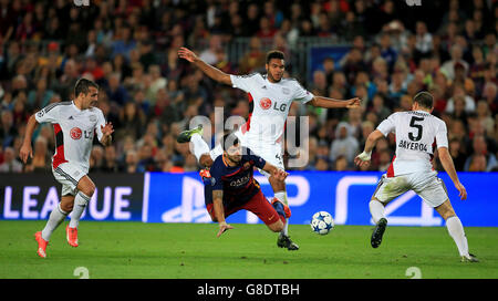 Football - Ligue des Champions - Groupe E - v de Barcelone Camp Nou - Bayer Leverkusen Banque D'Images