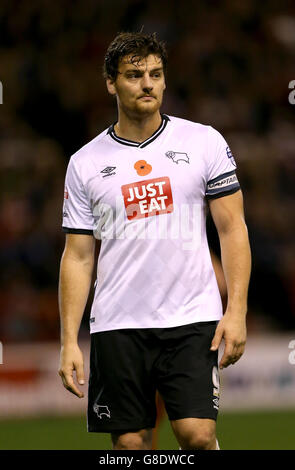 Football - championnat Sky Bet - Nottingham Forest / Derby County - City Ground. Chris Martin du comté de Derby Banque D'Images