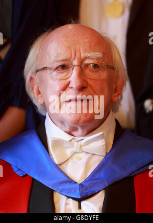 Edinburgh, Royaume-Uni. 28 juin 2016. Université d'Édimbourg : doctorat honorifique pour le président irlandais Michael D. Higgins. Photo Michael D. Higgins. Pako Mera/Alamy Live News. Banque D'Images