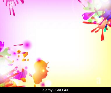 Le résumé fait main aquarelle éclaboussures. EPS10. Vector Illustration de Vecteur