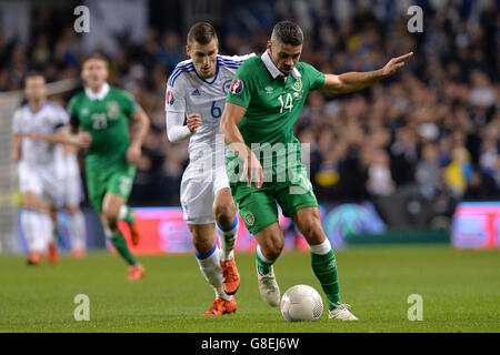 République d'Irlande v Bosnie et Herzégovine - UEFA Euro 2016 Qualifications - Play-off - Deuxième étape - Aviva Stadium Banque D'Images