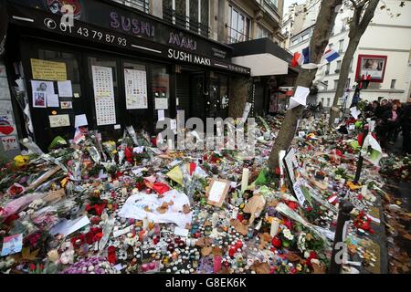 Paris Attaque terroriste Banque D'Images