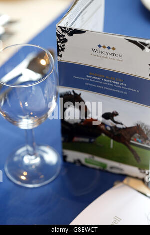 Les courses de chevaux - Badger Ales 24 - Hippodrome de Wincanton Banque D'Images