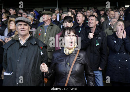 Les courses de chevaux - Badger Ales 24 - Hippodrome de Wincanton Banque D'Images