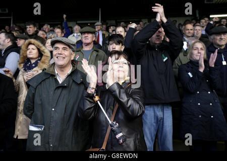 Les courses de chevaux - Badger Ales 24 - Hippodrome de Wincanton Banque D'Images