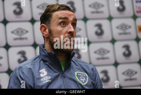 Euro 2016 Football - Play-off - Première manche - Bosnie et Herzégovine v République d'Irlande, République d'Irlande - Session de formation... Banque D'Images