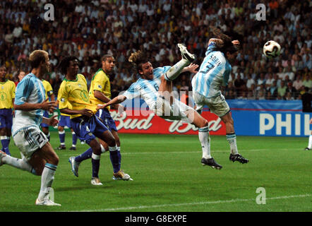 Football - Coupe des Confédérations 2005 - Final - Brésil - Argentine v Waldstadion Banque D'Images