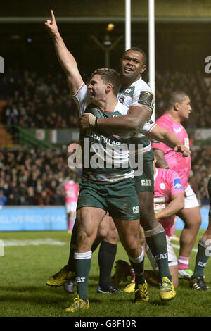 Leicester Tigers v Stade Francais - Champions Cup - Pool quatre - Welford Road Banque D'Images