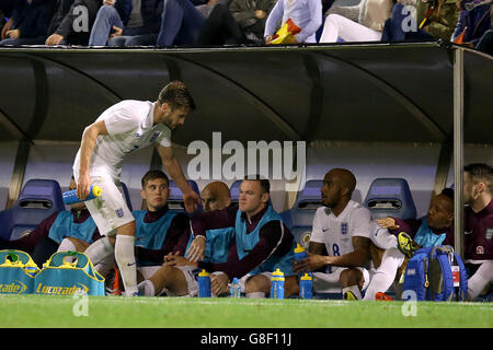 Espagne / Angleterre - International friendly - Rico Perez Stadium.Adam Lalluana d'Angleterre après avoir été remplacé lors d'une amicale internationale au stade Rico Perez, Alicante. Banque D'Images