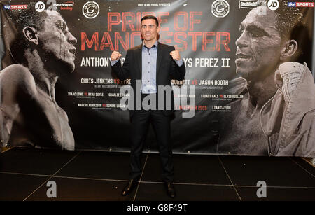 Anthony Crolla v Darleys Perez - Conférence de presse - Grosvenor Casino Banque D'Images