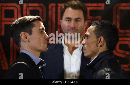 Anthony Crolla v Darleys Perez - Conférence de presse - Grosvenor Casino Banque D'Images