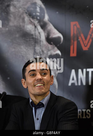 Anthony Crolla v Darleys Perez - Conférence de presse - Grosvenor Casino Banque D'Images