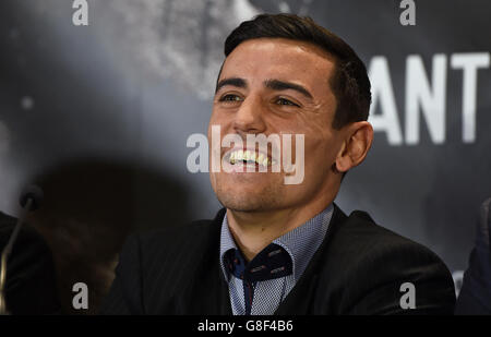 Anthony Crolla v Darleys Perez - Conférence de presse - Grosvenor Casino Banque D'Images