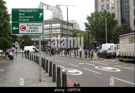 Les attaques terroristes de Londres Banque D'Images