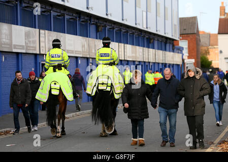 Everton v Aston Villa - Barclays Premier League - Goodison Park Banque D'Images