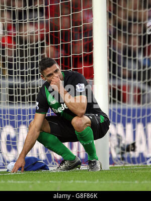 Sunderland v Stoke City - Barclays Premier League - Stade de lumière.Jonathan Walters de Stoke City manque une chance lors du match de la Barclays Premier League au stade de Light, Sunderland. Banque D'Images