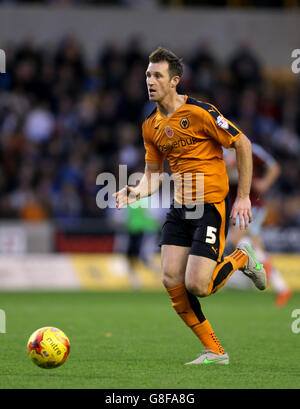 Football - Championnat Sky Bet - Wolverhampton Wanderers v Burnley - Molineux. Michael Williamson de Wolverhampton Wanderers Banque D'Images