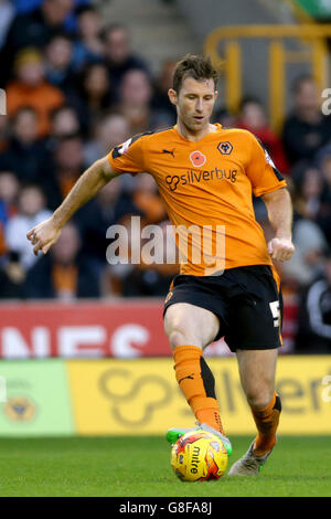 Football - Championnat Sky Bet - Wolverhampton Wanderers v Burnley - Molineux. Michael Williamson de Wolverhampton Wanderers Banque D'Images