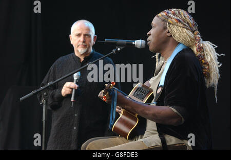 8 live concert - l'appelant l'Afrique projet Eden Banque D'Images