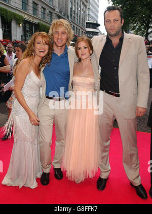 Wedding Crashers première mondiale - West End - Odeon Leicester Square Banque D'Images