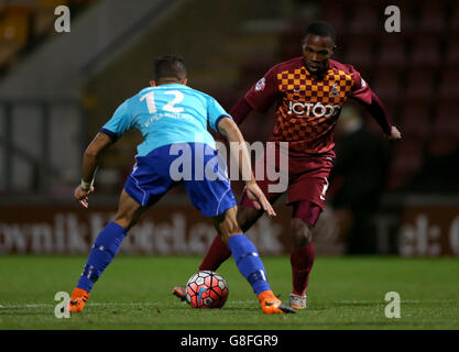 Bradford City v Aldershot Town - Unis FA Cup - Premier tour - Replay - Valley Parade Banque D'Images