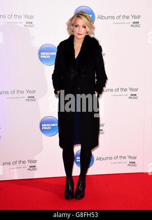 Lauren Laverne participant au Mercury Music Prize 2015 à la BBC Broadcasting House, Londres. APPUYEZ SUR ASSOCIATION photo. Date de la photo : vendredi 20 novembre 2015. Voir l'histoire de PA SHOWBIZ Mercury. Le crédit photo devrait se lire comme suit : Ian West/PA Wire Banque D'Images