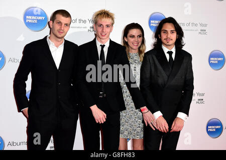 Mercury Music Prize 2015 - Londres Banque D'Images