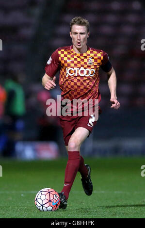 Bradford City / Aldershot Town - Emirates FA Cup - Premier tour - Replay - Valley Parade.Stephen Darby de Bradford City Banque D'Images