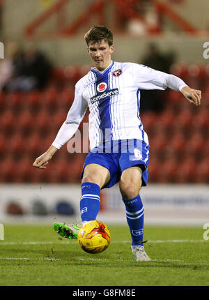 Swindon Town v Walsall - Sky Bet League One - County Ground.Paul Downing de Walsall pendant le match de la Sky Bet League One au terrain du comté, Swindon. Banque D'Images