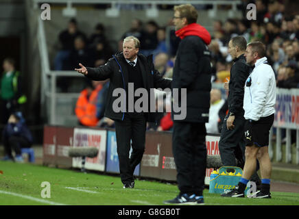 Newcastle United / Liverpool - Barclays Premier League - St James' Park.Steve McClaren, directeur de Newcastle United, lors du match de la Barclays Premier League à St James' Park, Newcastle. Banque D'Images