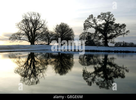 Météo Hiver 2015 13 déc. Banque D'Images