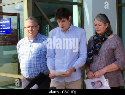 Les Britanniques tués sur Koh Tao Banque D'Images