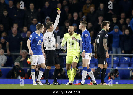 Everton v Stoke City - Barclays Premier League - Goodison Park Banque D'Images