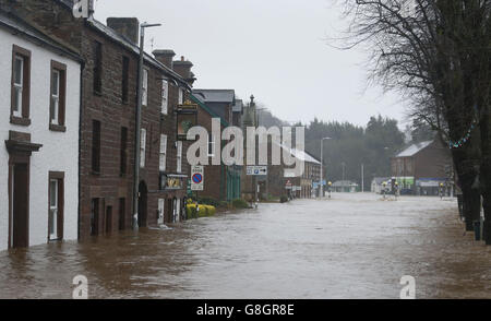 Météo d'hiver 5e déc 2015 Banque D'Images