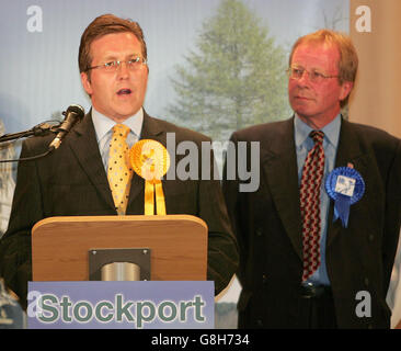 L'élection partielle à Cheadle - Stockport Town Hall Banque D'Images