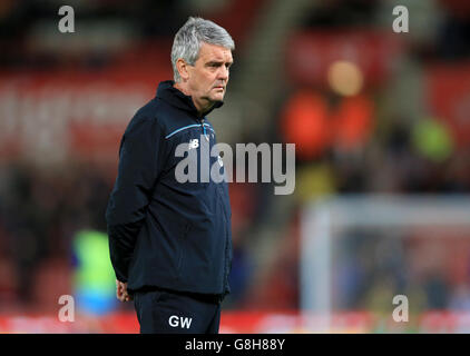 Stoke City / Sheffield mercredi - Capital One Cup - quart de finale - Britannia Stadium. Gary Worthington, responsable de la tenue de Stoke City Banque D'Images