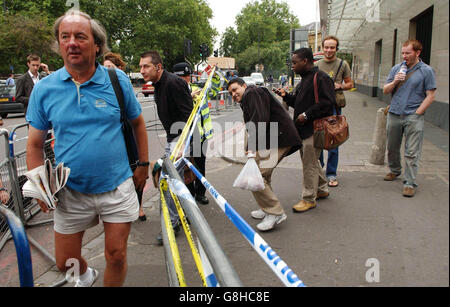 Les attaques terroristes de Londres Banque D'Images