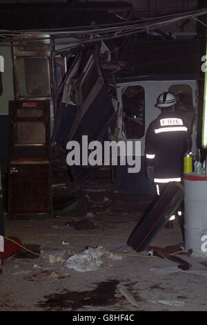 Cannon Street Crash - Londres Banque D'Images