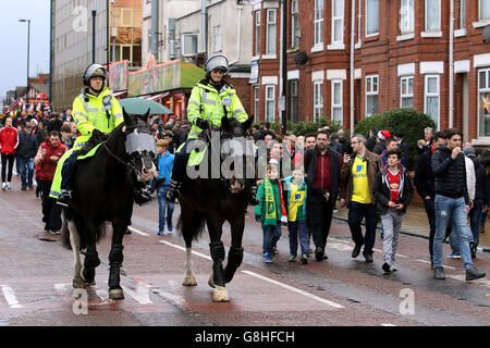 Manchester United v Norwich City - Barclays Premier League - Old Trafford Banque D'Images