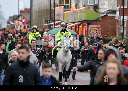 Manchester United v Norwich City - Barclays Premier League - Old Trafford Banque D'Images