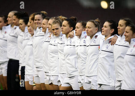 Les femmes l'Angleterre v Irlande les femmes - Twickenham Stoop - International d'automne Banque D'Images