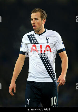 Everton v Tottenham Hotspur - Barclays Premier League - Goodison Park. Harry Kane, Tottenham Hotspur. Banque D'Images