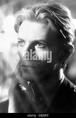 David Bowie, qui fait actuellement son premier grand film, The Man Who Fell to Earth, sur place à Albuquerque, Nouveau-Mexique. Banque D'Images