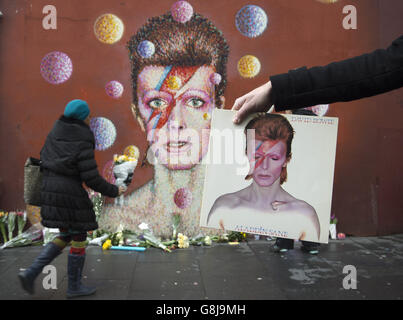 David Bowie décède à 69 ans Banque D'Images